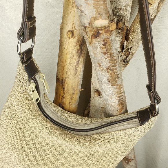 Women's Bohemian crochet short strap, satchel bag - Picture 5 of 14